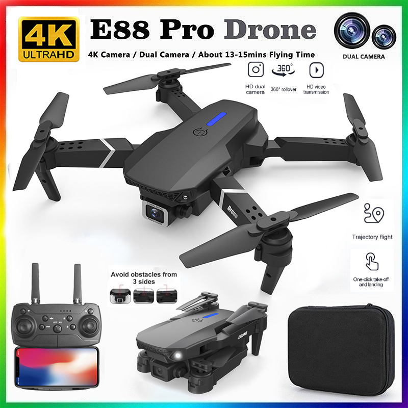 Rc Drone E88 - 2026 NOVO E88 Drone RC Profissional