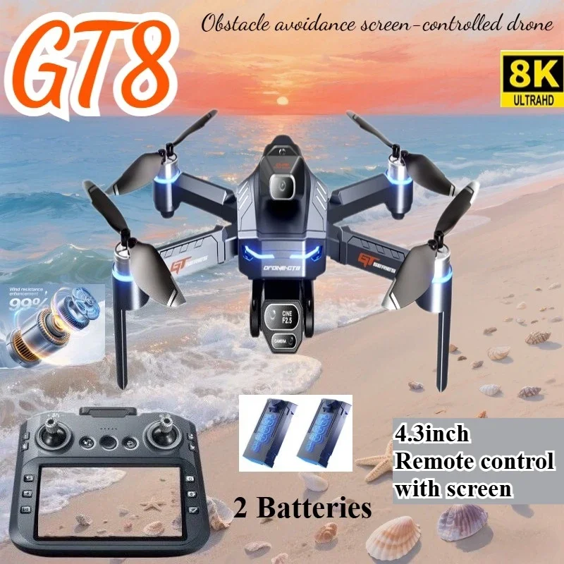 Drone Gt8 Rc - Drone 4k hd gt8 câmera para