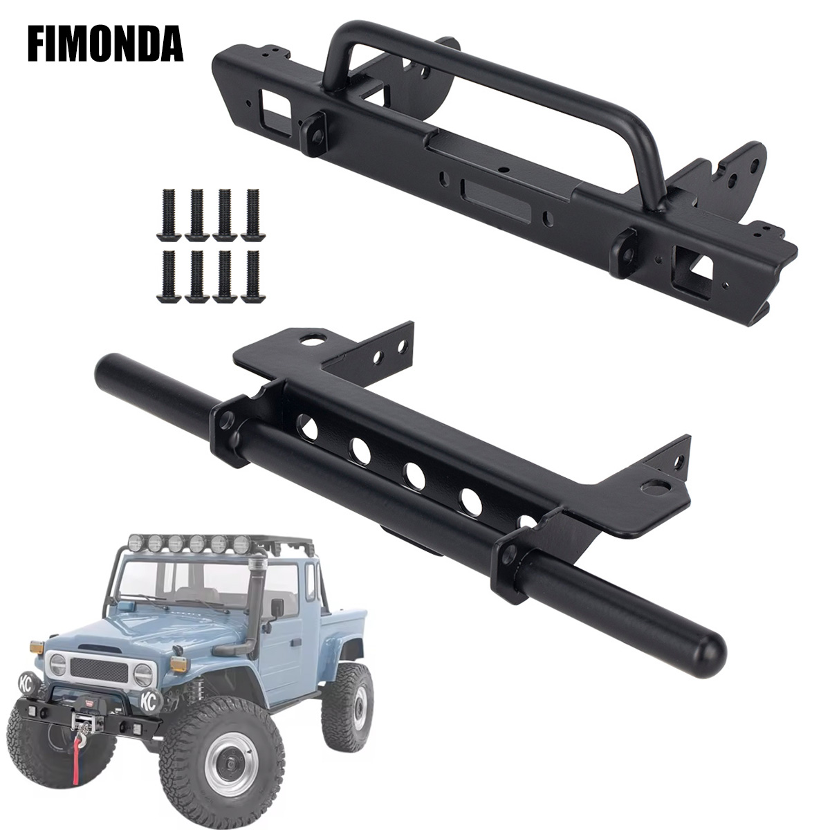 Rc Rock Crawler - Amortecedor dianteiro de metal para vp