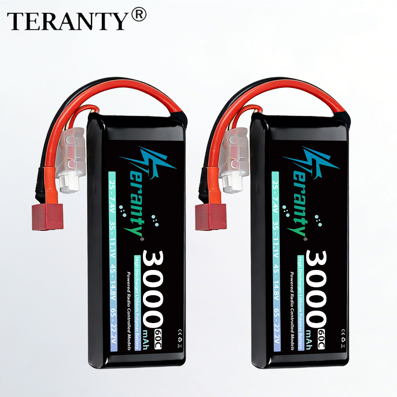 Drone Rc Board - Bateria Lipo TERANTY 2S 3000mAh 7.4V
