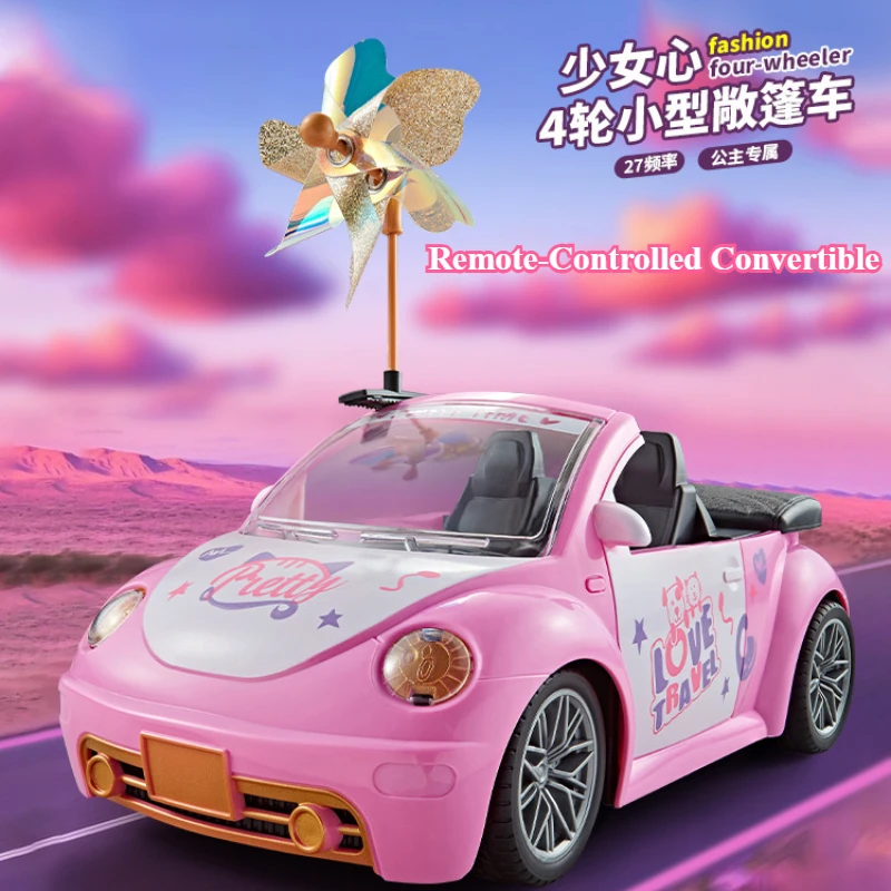 Drone Lidi Rc - Carro RC Rosa 2.4G com Controle