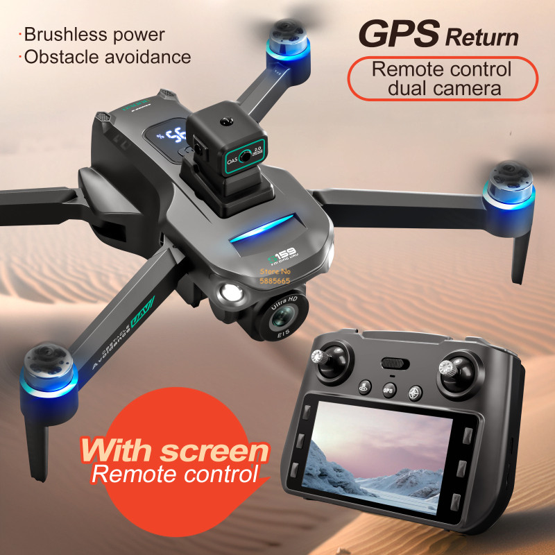 Drone Kf Rc - 8k câmera dupla 5g wifi fpv