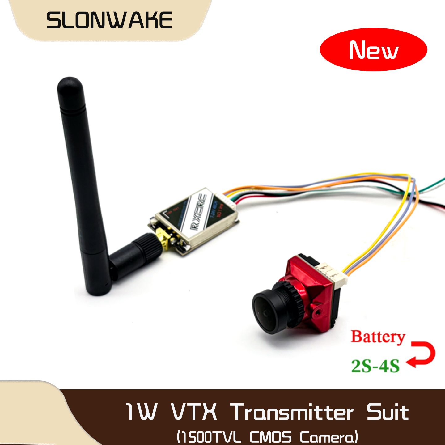 Drone Rc Receiver And Transmitter - Transmissor de Vídeo Ajustável SLONWAKE 5.8G