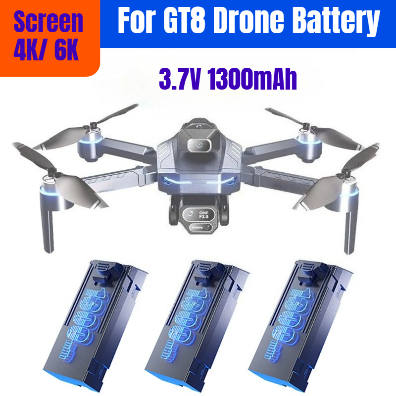 Drone Gt8 Rc - 3.7v 1300mah para tela de bateria