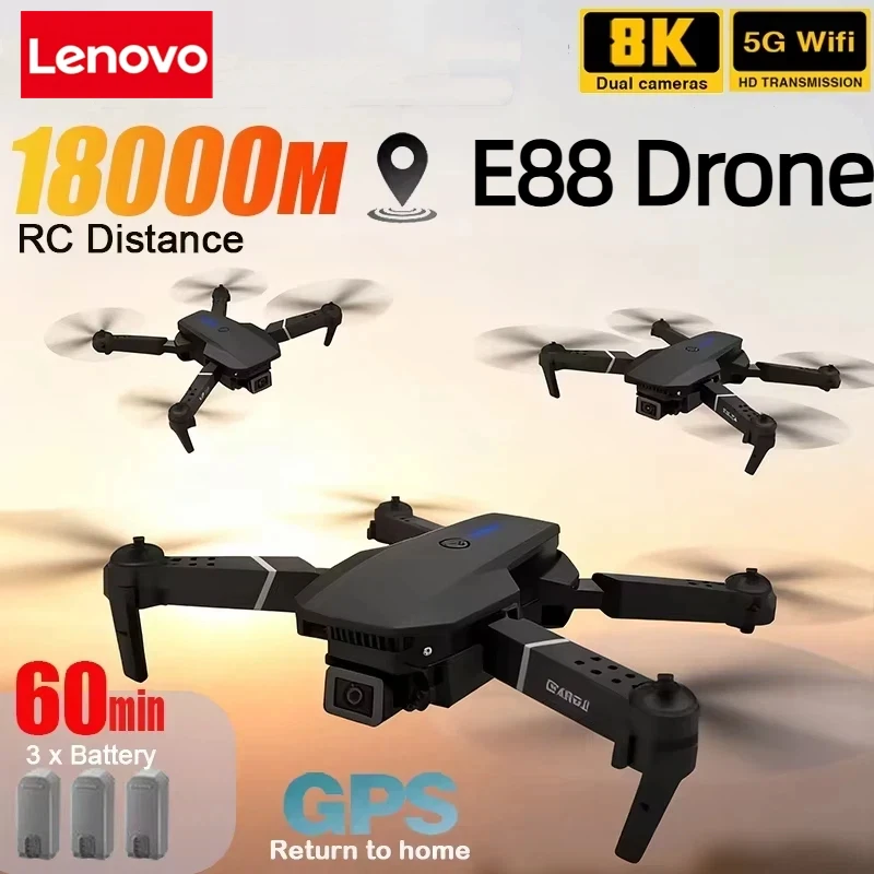 Rc Drone E88 - Lenovo novo e88 pro wifi fpv