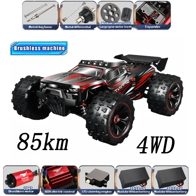 Drone Or Rc Car - 1:14 85 km/h ou 50 km/h