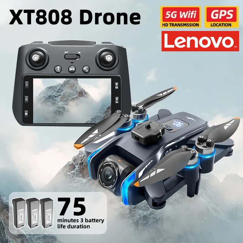 Rc Drone E88 - Drone Lenovo XT808 Pro MAX 4K