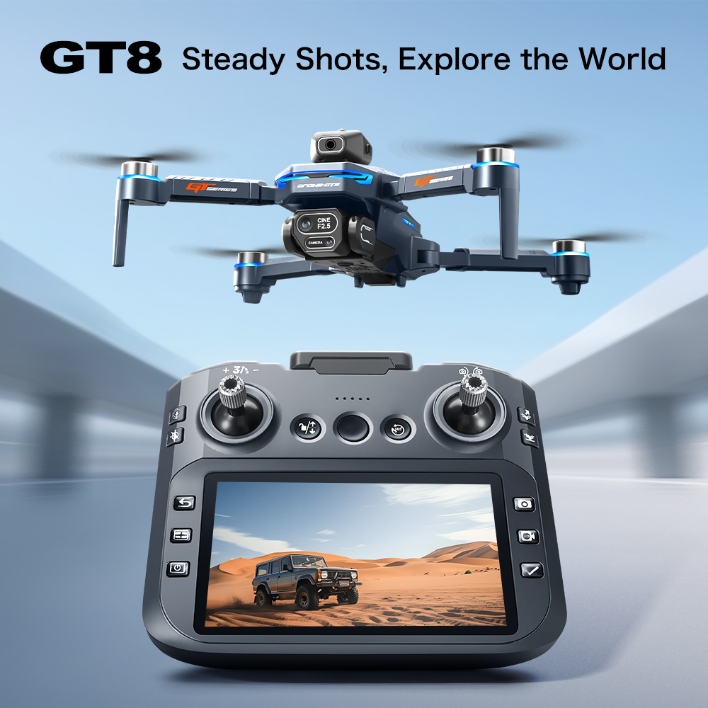 Drone Gt8 Rc - Novo Drone GT8 2026 com Câmera