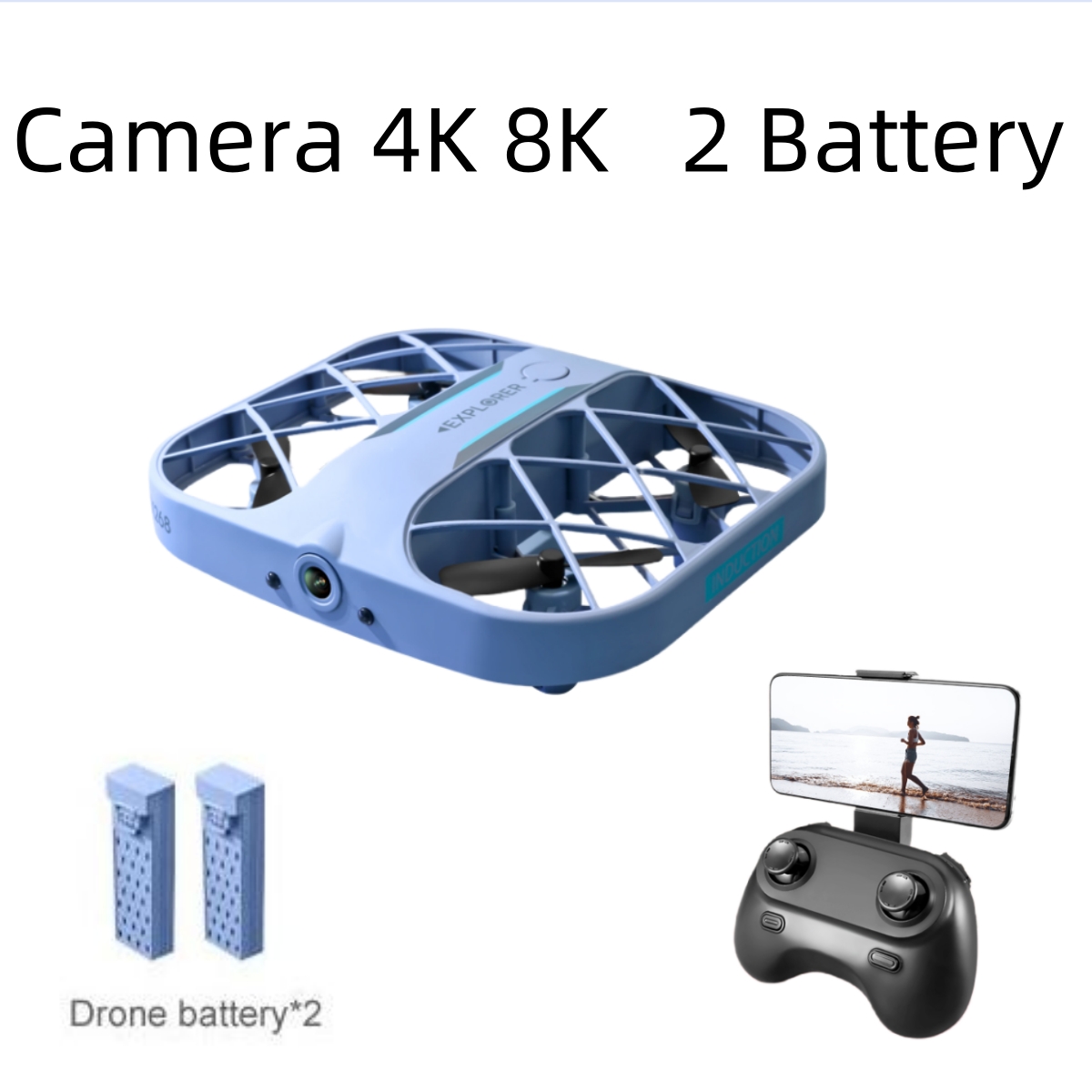 Drone Kf Rc - Drone JJRC H107 FPV RC com