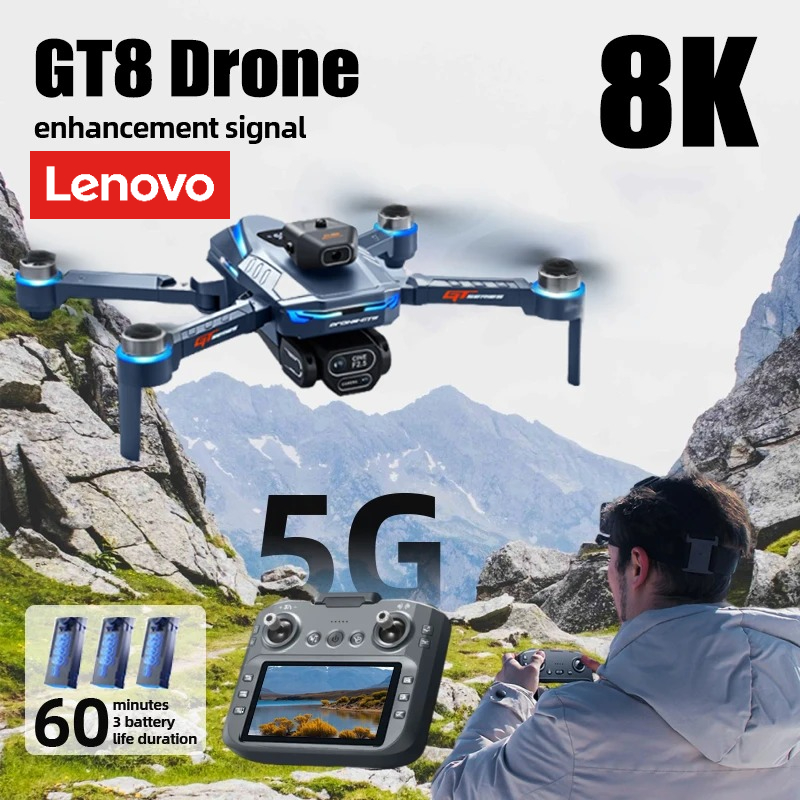 Drone Gt8 Rc - Drone Lenovo GT8 8K Profissional com