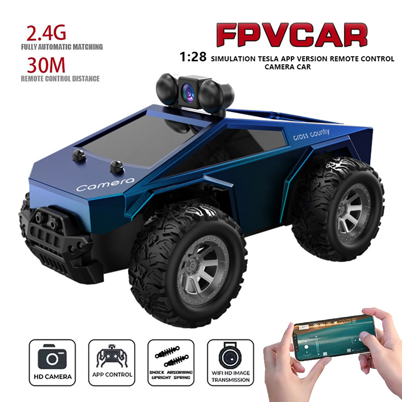 Kf29 1:28 carro rc com câmera  - Drone Bike Rc avaliação e preço