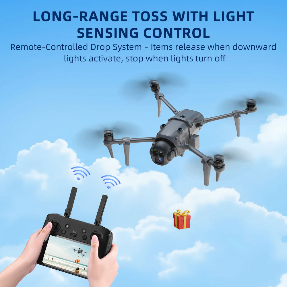 Brdrc sistema de airdrop para  - Drone Rcfpvpro avaliação e preço