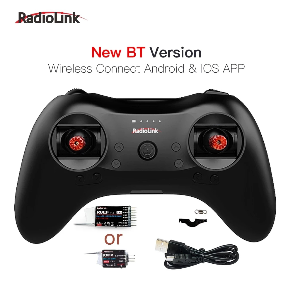 Radiolink t8s 2.4g 8 canais tr - Drone Rc Game avaliação e preço