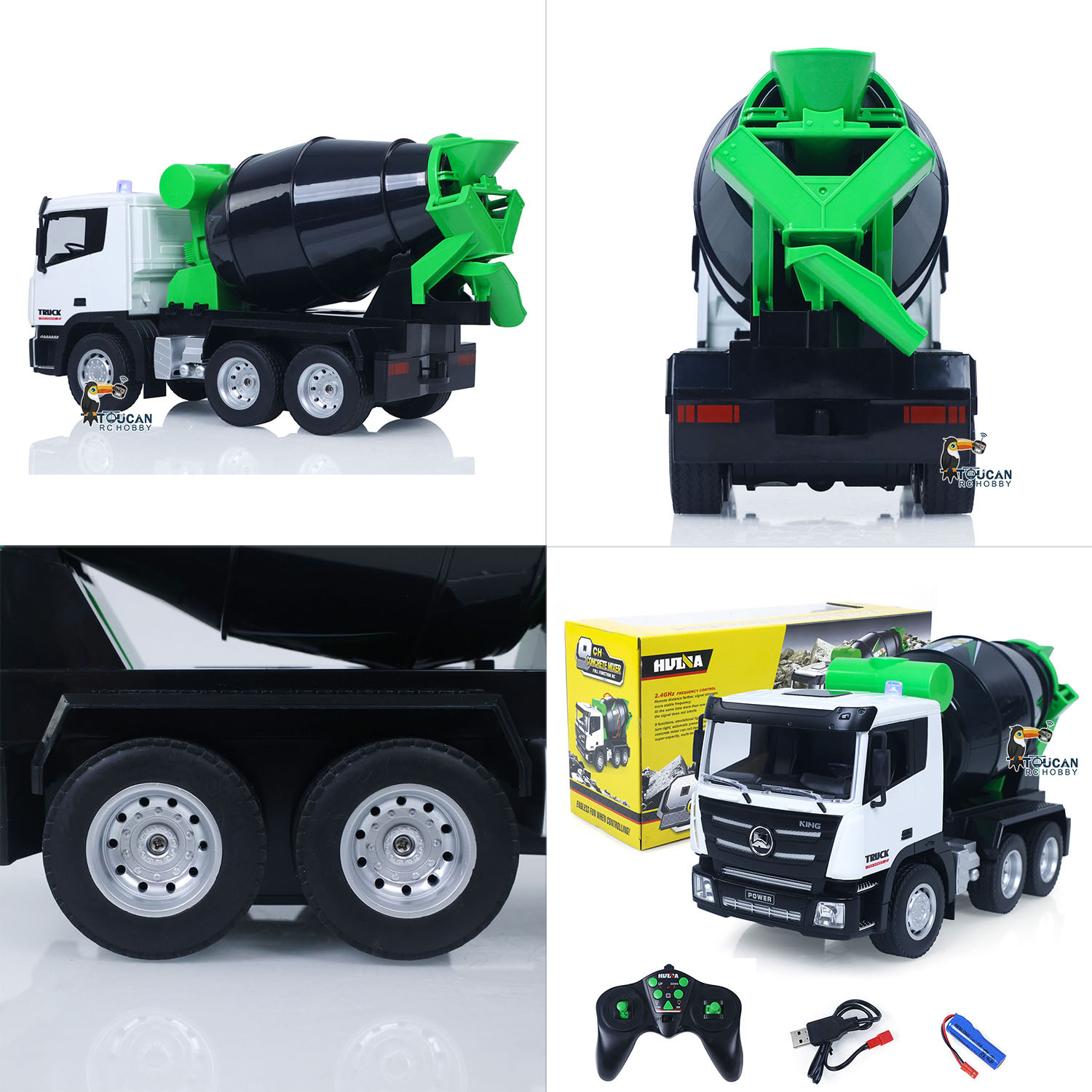 Huina Electric Mixer Truck Toy - Drone Or Rc Car avaliação e preço