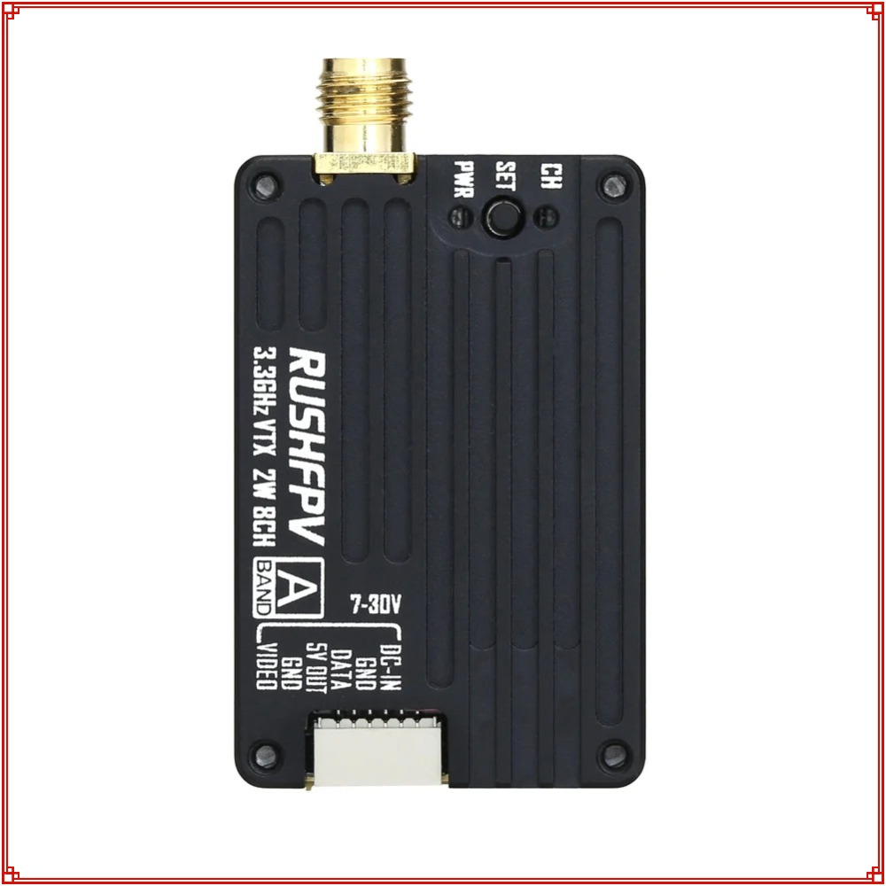 Novo Transmissor RUSHFPV 3.3G  - Drone Rc Receiver And Transmitter avaliação e preço