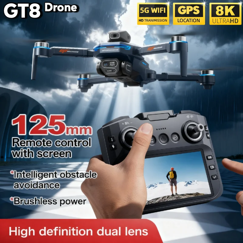 Quente para lsrc gt8 drone 4k  - Rc Drone E88 avaliação e preço