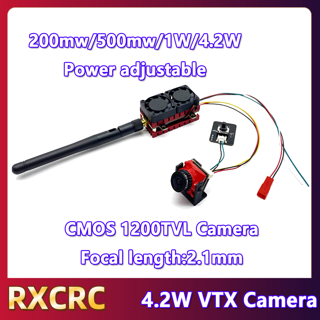 Rxcrc 5.8g 48ch 4.2w transmiss - Drone Rc Receiver And Transmitter avaliação e preço