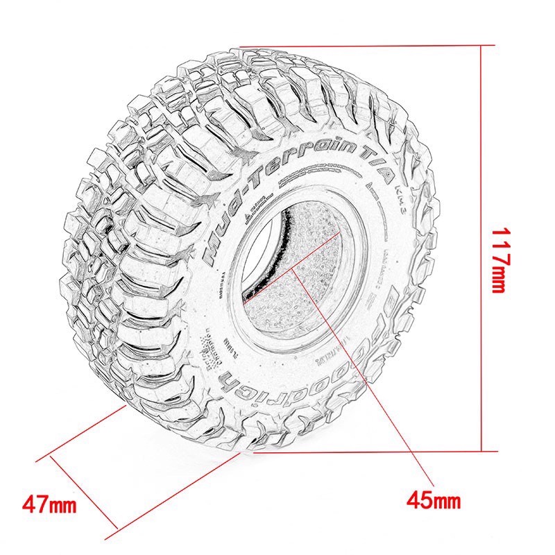 Carro rc 1.9 Polegada 117mm pn - Rc Rock Crawler avaliação e preço
