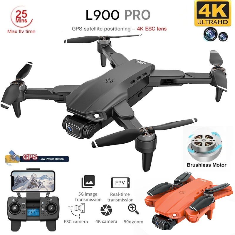 L900 pro gps drone 4k profissi - Drone Kf Rc avaliação e preço