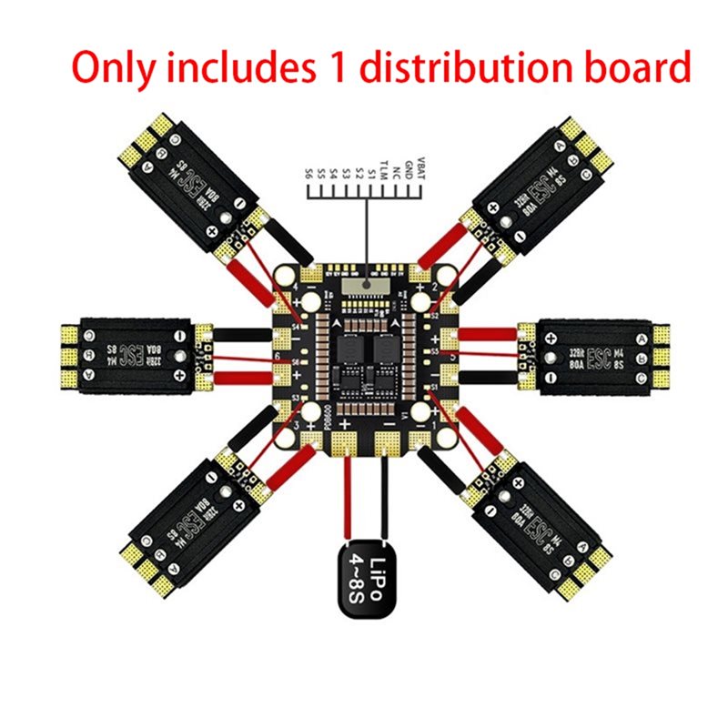 【CYBER MONDAY】1 Peça PDB600A 8 - Drone Rc Board avaliação e preço