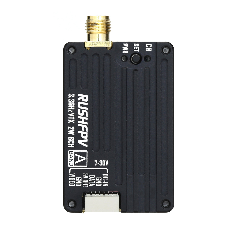 Transmissor RUSHFPV 3.3G 2W VT - Drone Rc Receiver And Transmitter avaliação e preço