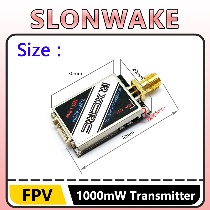 Transmissor de Vídeo Ajustável - Drone Rc Receiver And Transmitter avaliação e preço