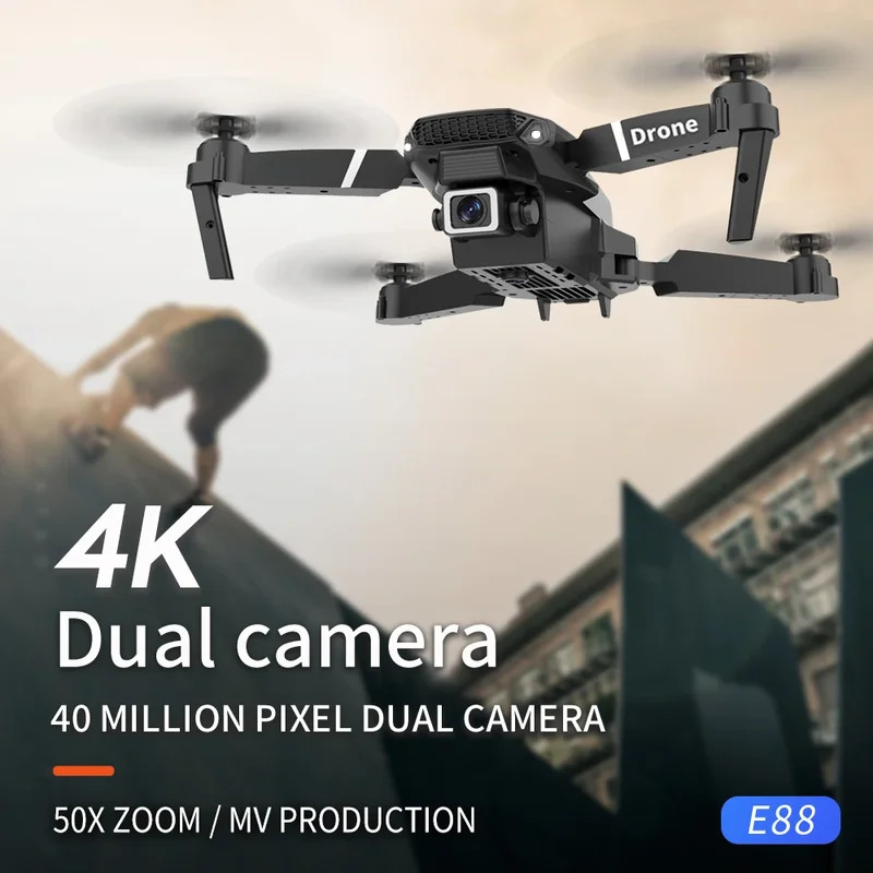 E88 probigent dobrável drone s - Drone Z avaliação e preço