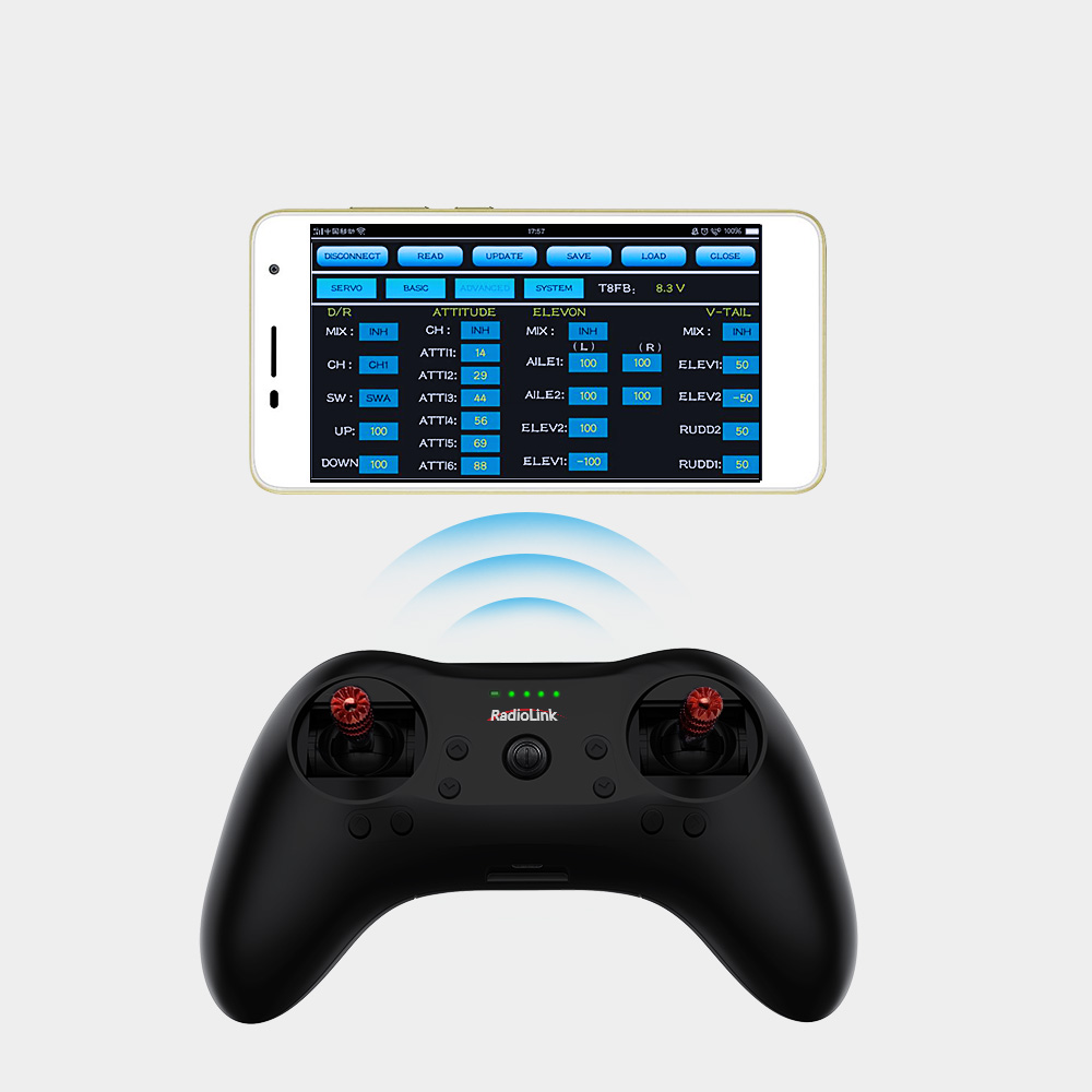 Radiolink-T8S Transmissor Remo - Drone Rc Game avaliação e preço