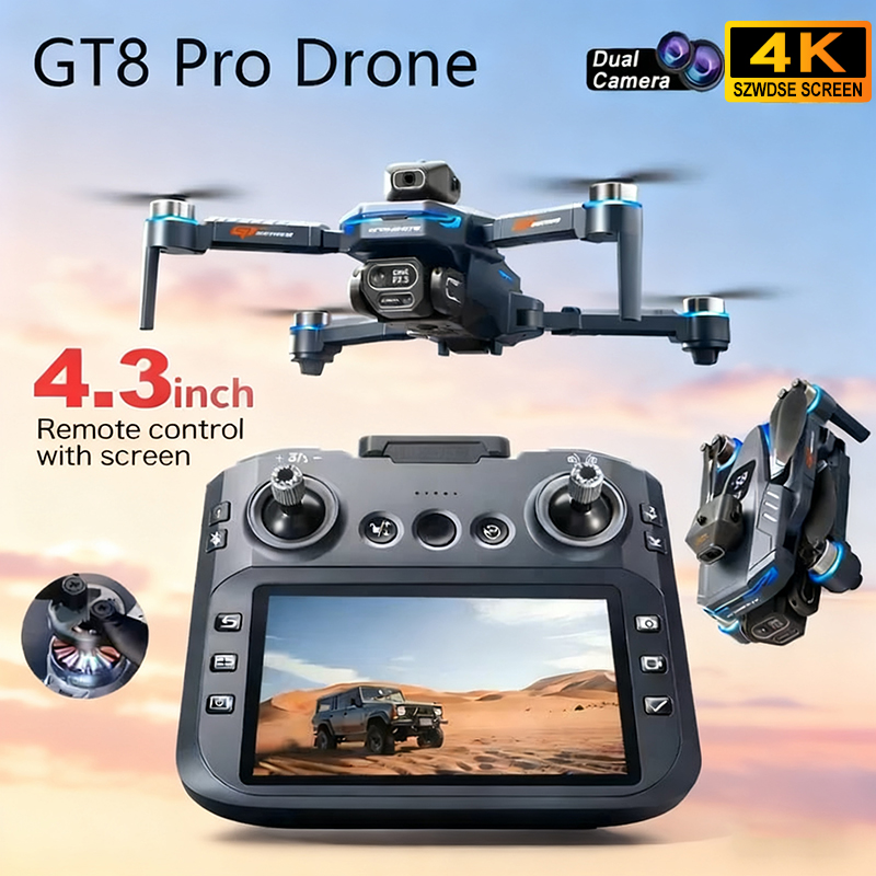 Novo drone 4k hd gt8 câmera pa - Drone Gt8 Rc avaliação e preço