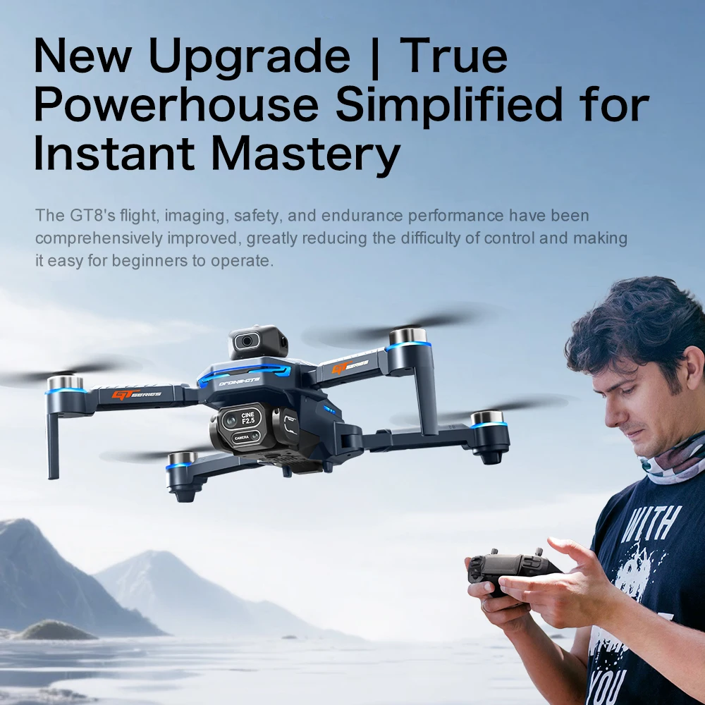 Drone Lenovo GT8 com Câmera 8K - Drone Gt8 Rc avaliação e preço