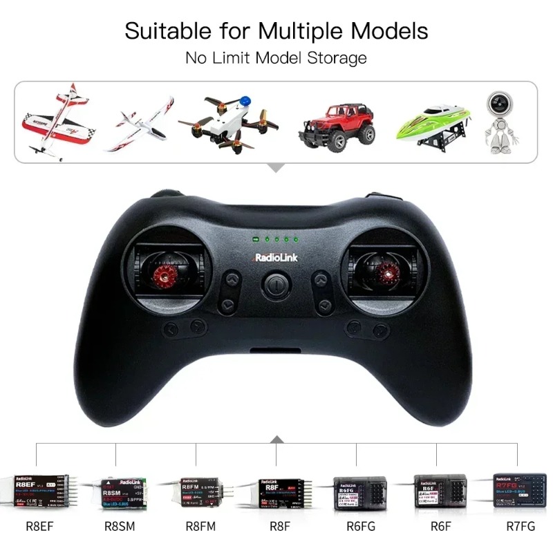 Transmissor RC Radiolink T8S 8 - Drone Rc Game avaliação e preço