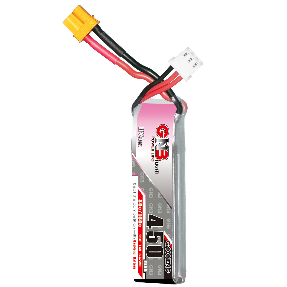 Bateria lipo gnb hv 2s 7.6v 45 - Drone Rc Board avaliação e preço