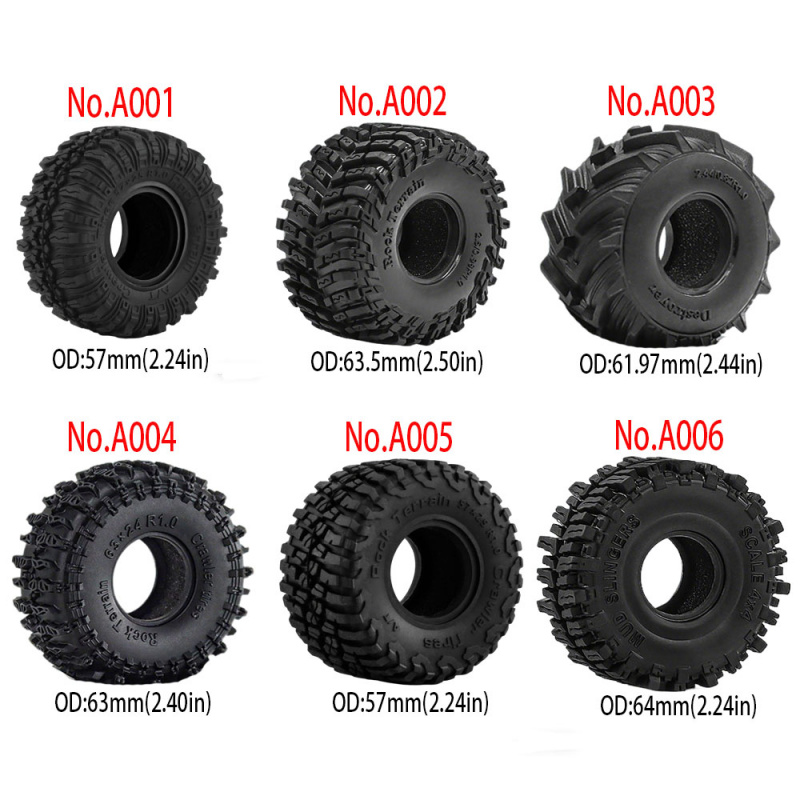 4 Peças de Pneus e Aros de 1.0 - Rc Rock Crawler avaliação e preço