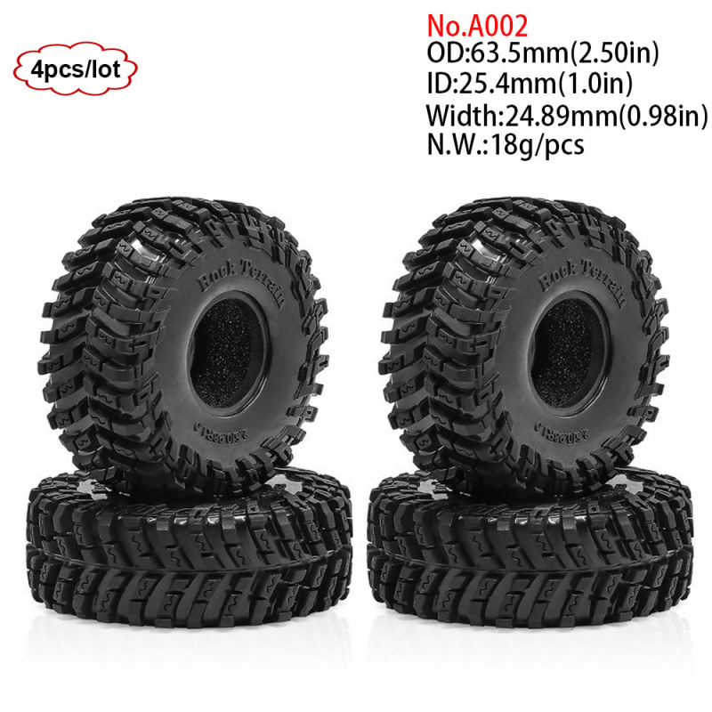 4 Peças de Pneus e Aros de 1.0 - Rc Rock Crawler avaliação e preço
