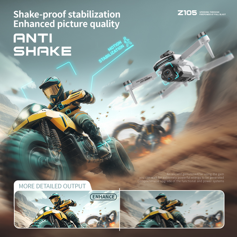 Novo z105 rc drone 8k câmera h - Drone Rc Game avaliação e preço