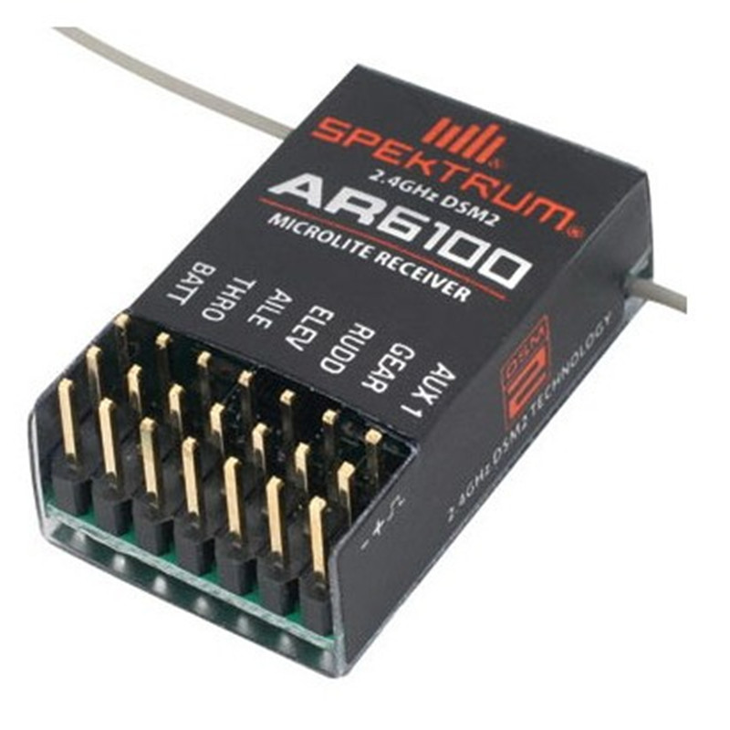 AR6100 DSM2 6CH 2.4GHz Recepto - Drone Rc Receiver And Transmitter avaliação e preço