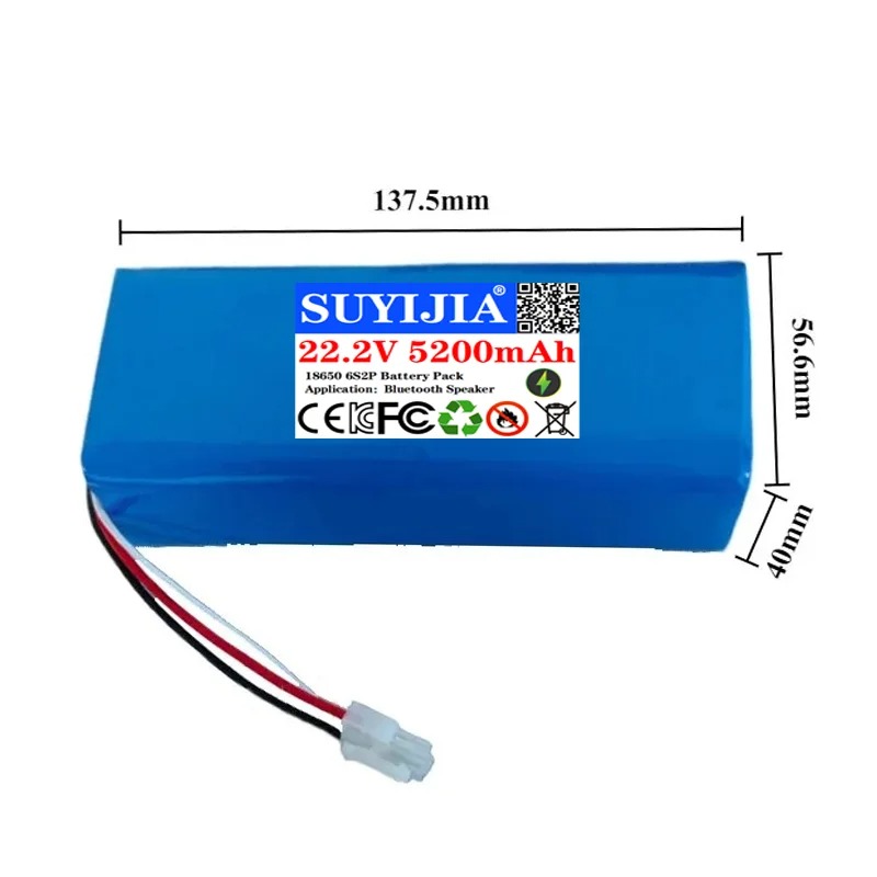 Nova bateria 18650 22.2v 5200m - Drone Rc Game avaliação e preço