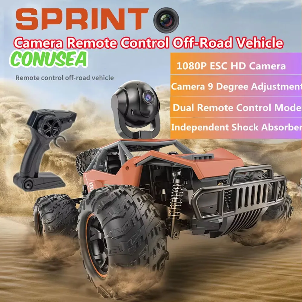 1/14 carro rc com câmera 1080p - Drone Bike Rc avaliação e preço