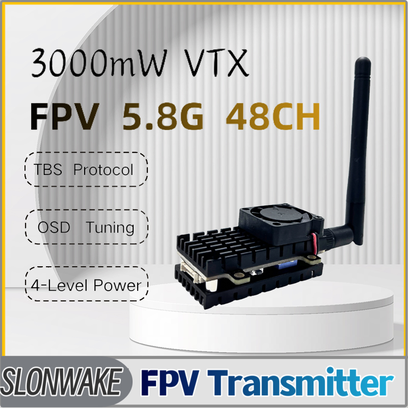 SLONWAKE 5.8G 3000mW Simulação - Drone Rc Receiver And Transmitter avaliação e preço