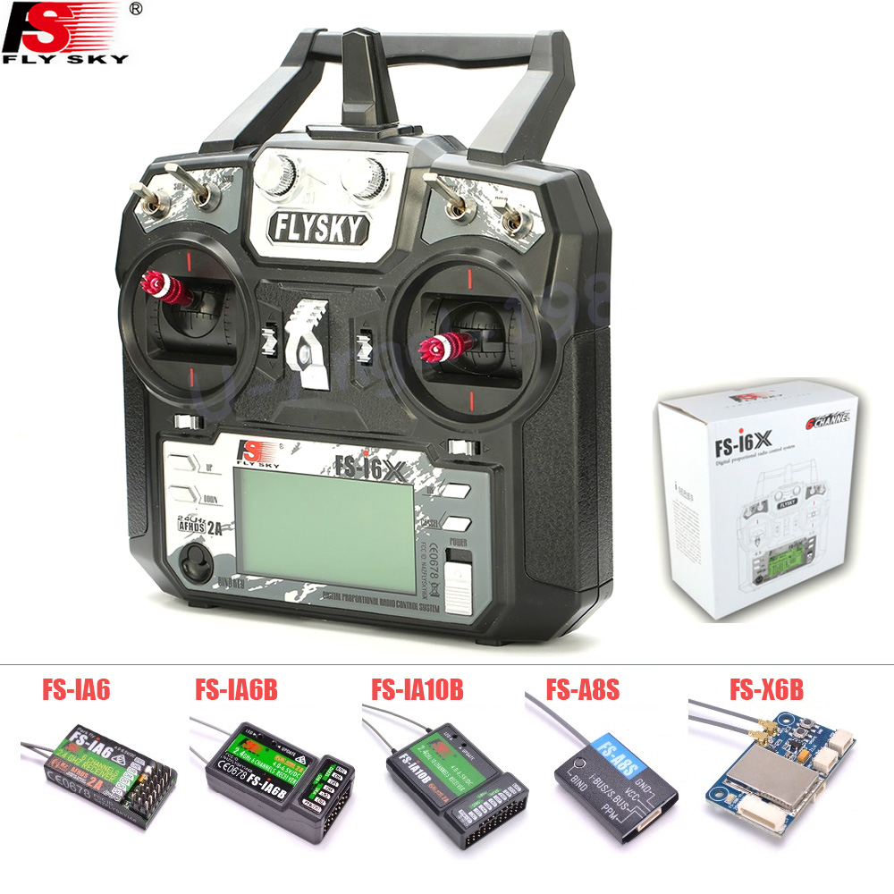 Flysky FS-i6X fs i6x 10ch 2.4g - Drone Rc Receiver And Transmitter avaliação e preço