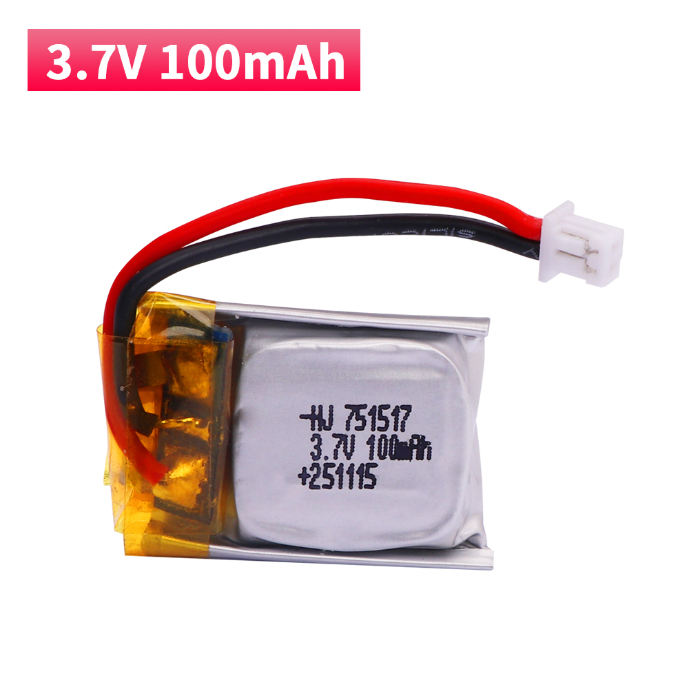 Bateria lipo 3.7v 100mah FQ777 - Drone Fq777 Rc Quadcopter avaliação e preço
