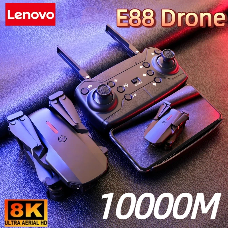 Lenovo novo e88 pro wifi fpv d - Rc Drone E88 avaliação e preço