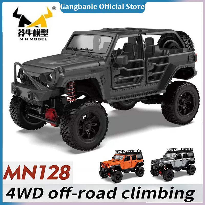 Carro RC Crawler 4x4 MN128 2.4 - Drone Lidi Rc avaliação e preço
