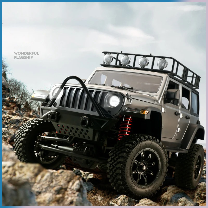 Carro RC Crawler 4x4 MN128 2.4 - Drone Lidi Rc avaliação e preço