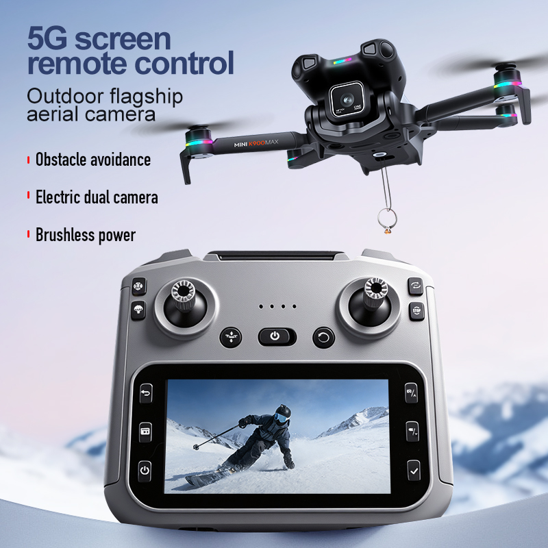 Novo Drone K900 MAX GPS com Câ - Fpv Camera Cmos avaliação e preço